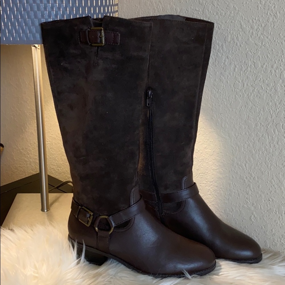 Ralph Lauren Brown Suede Boot